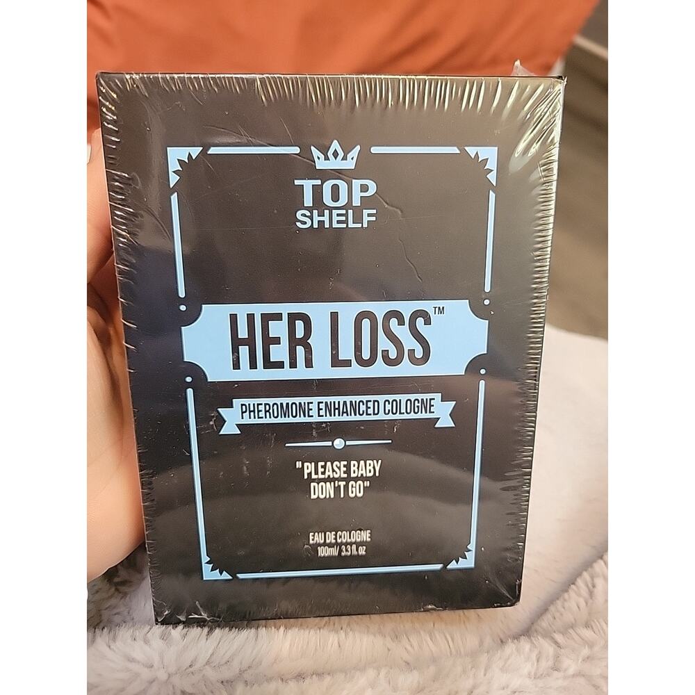 Top Shelf Her Loss for Men Eau de Cologne 3.3 oz Pheromone Enhanced NEW SEALED
